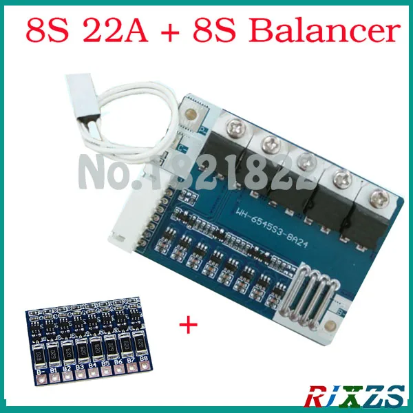 8S 22A + стабилизатор Li Ion 29 6 V 18650 DIY BMS PCM Защитная плата bms pcm для литий ионного