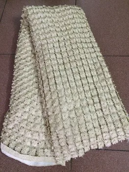 

DiuDiu-10772 special 5 yards/pcs SEQUINS African french lace net tulle fabric with super quality
