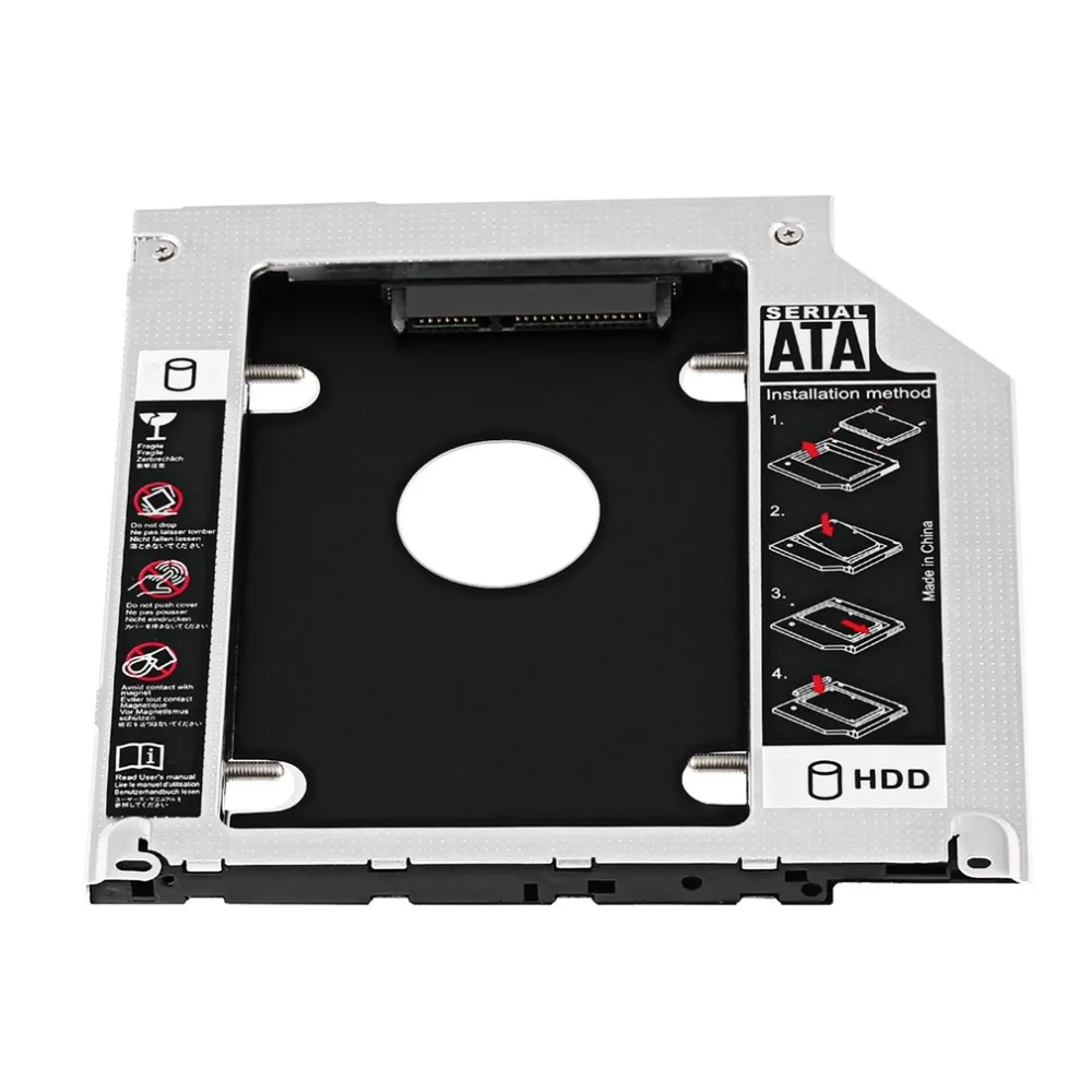 Universal Portable Durable SATA HDD SSD Hard Drive Caddy Bay Case Stand Enclosure For MacBook Pro 13/15/17 Inch