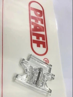 

9MM PFAFF CLEAR SNAP ON PINTUCK FOOT WITH DECORATIVE STITCH GUIDE #93-036944-91 Pintuck foot w/ Stitch Guide