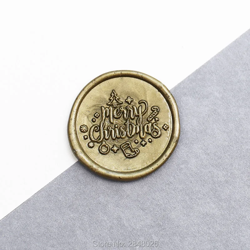 

Christmas Seal Stamp,Wax Seal Stamp Kit, Christmas party invitation seals,Christmas seal
