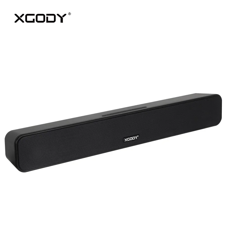 Xgody G807 дома Театр 2,1 Саундбары Bluetooth Сабвуфер Динамик для ТВ ПК телефон Перезаряжаемые литий-ионный Батарея 2000 мАч громкий Динамик