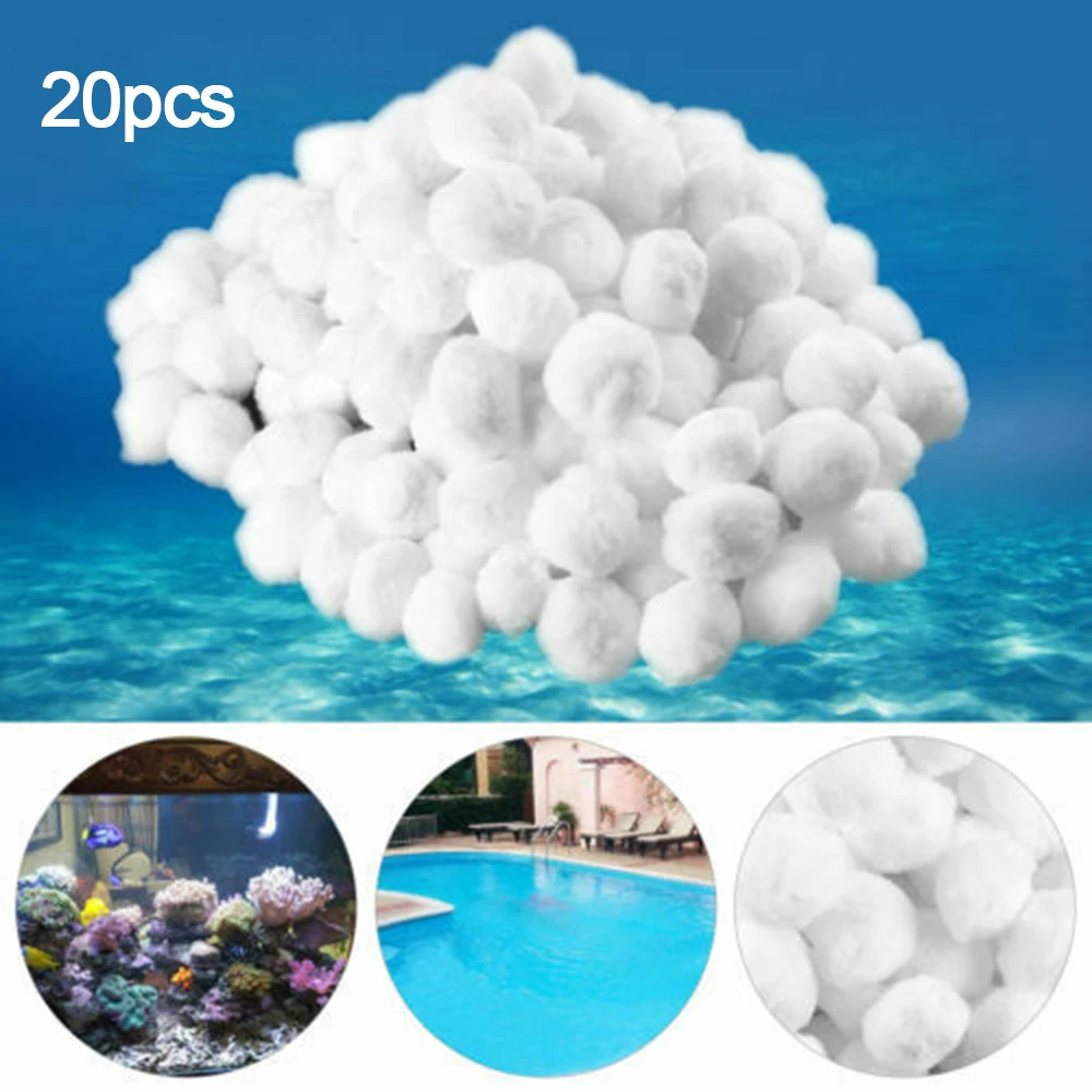 

Nitrifying Bacteria Hairy Ball Fish Tank Filtration Cotton Aquarium Filter Nitrifying Bio Balls Aquatic Biological Products