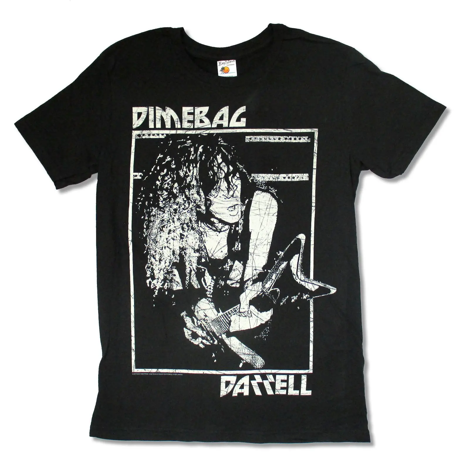 

DIMEBAG DARRELL SKETCH BLACK T SHIRT NEW OFFICIAL ADULT PANTERA Top Tee Plus Size T-shirt Harajuku