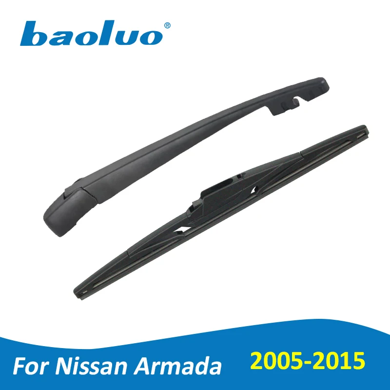 BAOLUO 12'' Rear Wiper Blade And Wiper Arm For Nissan Armada 2005 2015