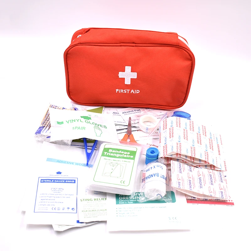 

161pcs/Pack Portable First Aid Kit Medical Survival Bag Mini Emergency Bag for Car Home Picnic Camping Travelling Outdoor