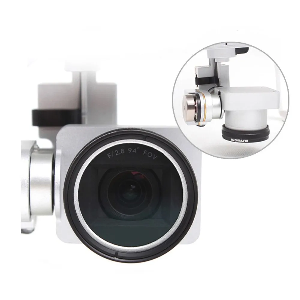 For DJI Phantom 3 / 4 Accessories ND4 / ND8 / MCUV / CPL Lens Filter For Phantom 4 Phantom 3 ProfessionalAdvancedStandard