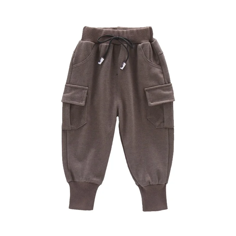 COOTELILI Fashion Active Boys Trousers Pants Baby 2019 Clothes Solid Sweatpants for 2-7t years boys full pants Kids Trousers (1)