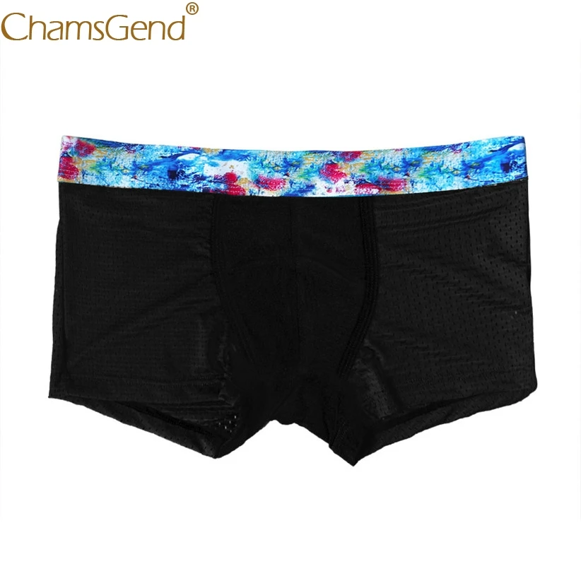 Chamsgend Мужское нижнее белье мужские боксеры сексуальные трусы женское