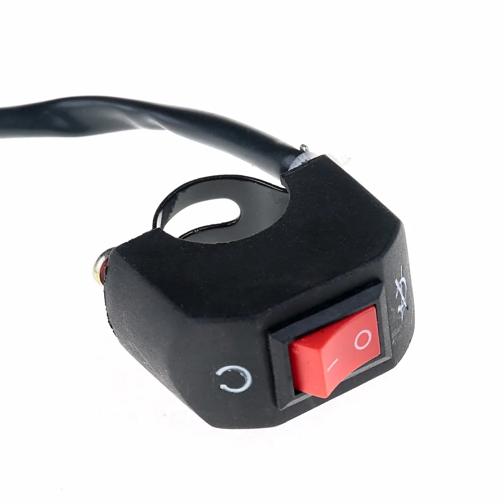 7/8" Handlebar Mount Push Button Switch ON OFF Motorcycle Scooter ATV Dirt Bike Kill ON OFF 22mm