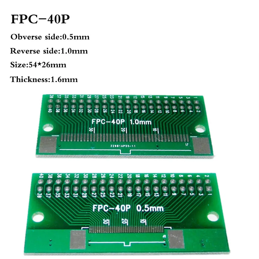 5 шт. FFC/FPC плата адаптера 6P 8P 10P 12P 20P 24P 26P 30P 40P 50P 60P пластина 0,5 1,0 мм до 2,54 мм плоский кабель Разъем для PCB ЖК-дисплей