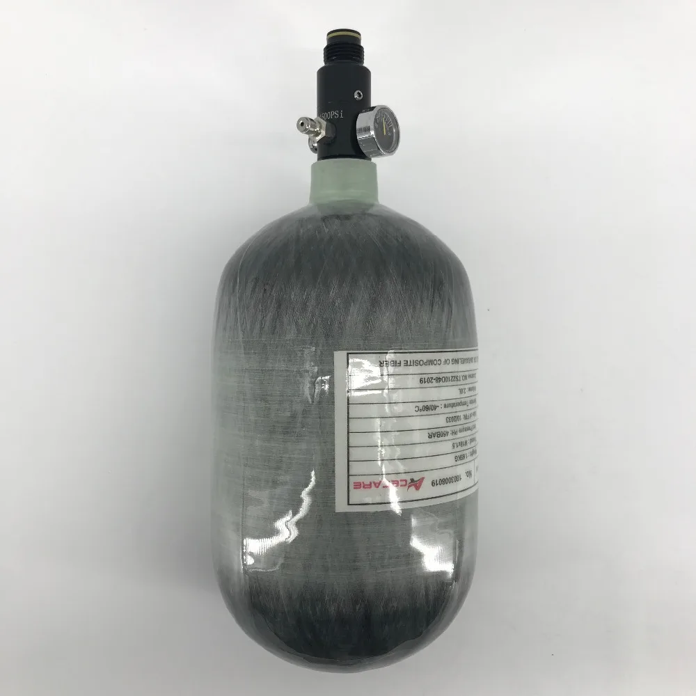 2L CE 300Bar M18*1.5 Paintball/PCP Mini Scuba Tank Carbon Fiber Cylinder For Pcp Regulator AirGun/Airforce Condor with Acecare 2L CE 300Bar M18*1.5 Paintball/PCP Mini Scuba Tank Carbon Fiber Cylinder For Pcp Regulator AirGun/Airforce Condor with Acecare