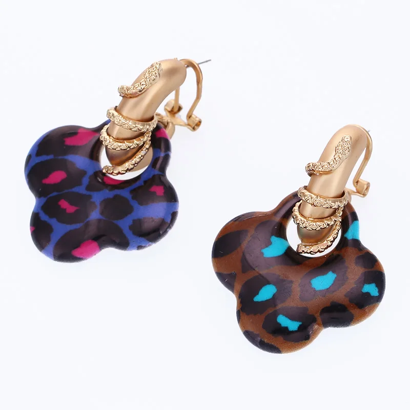 Sehuoran Bohemian Snake Oorbellen Statement Pendientes Resin Drop Earrings For Women Fashion Jewelry Wholesale Party Gifts (8)