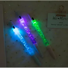 Новейший Креативный светодиодный гелевый стилус Kawaii, новинка, нейтральная ручка для письма, подарок для детей, офисный школьный подарок, прекрасный подарок