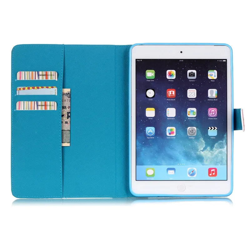 For Ipad Air 5 Case Flip PU Leather Smart Cover Fashion Big Finger Words Wallet Stand Card Slots Tablet Covers For Apple Ipad 5  (18)