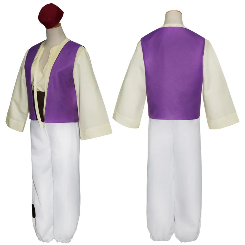Adult Aladdin Lamp Prince Aladdin Costume Halloween Anime Movie Cosplay Fancy Set Adam Prince Costumes Men Dance Party Adult Aladdin Lamp Prince Aladdin Costume Halloween Anime Movie Cosplay Fancy Set Adam Prince Costumes Men Dance Party