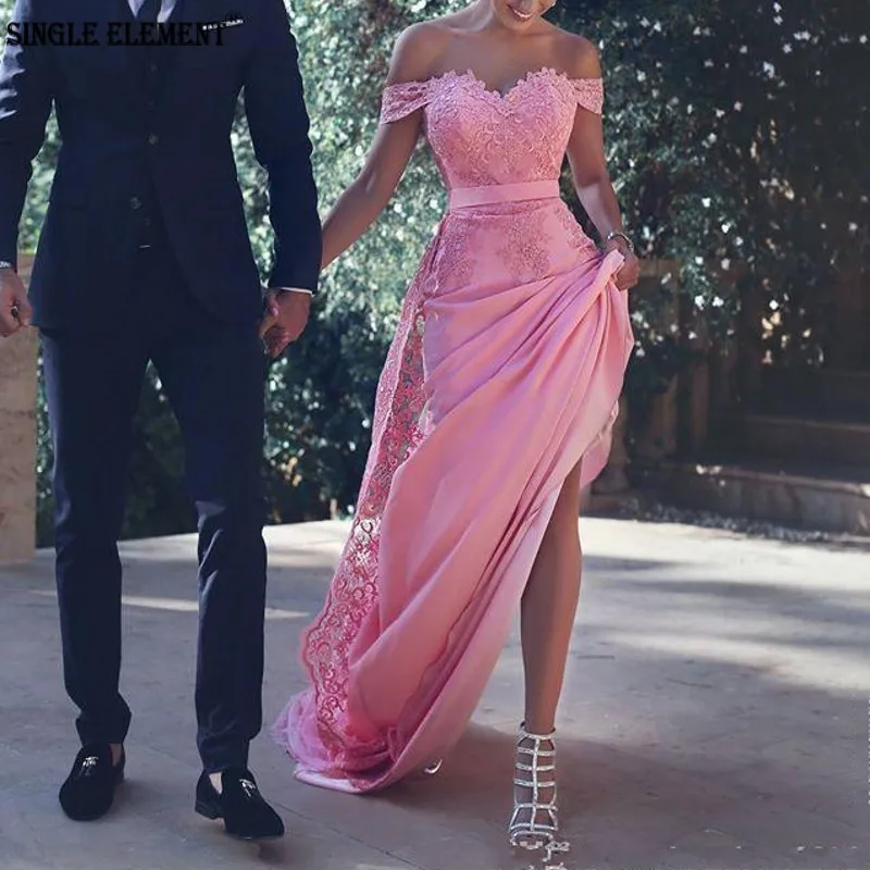 

SINGLE ELEMENT Robe De Soiree Elegant Evening Dresses Party Dress