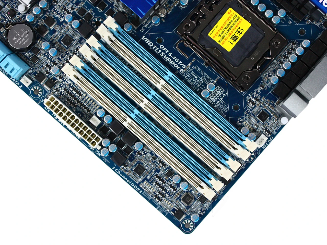 LGA 1366 для Intel X58 Gigabyte GA-X58A-UD3R материнская плата DDR3 USB3.0 24 ГБ SATA III X58A UD3R настольная системная плата