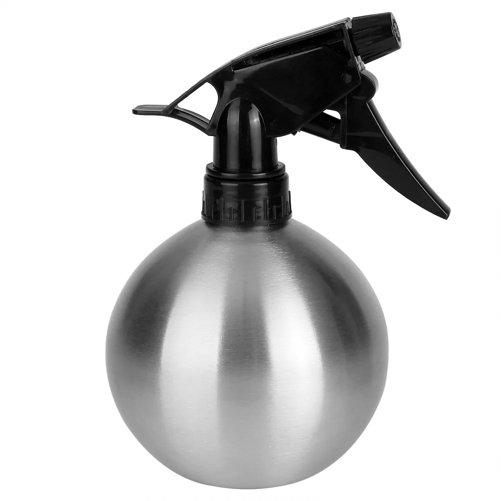 1pc 500ml Stainless steel watering can small spherical spray pot corrosion resistant