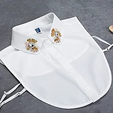 Новая Корейская рубашка с фальшивым воротником на весну и осень, летний дикий накладной воротник от рубашки