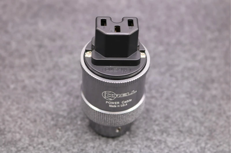 Пара Hi-End Krell позолоченный ЕС разъем питания IEC аудио разъем HiFi AC шнур питания Вилки для аудиофилов DIY сетевой кабель