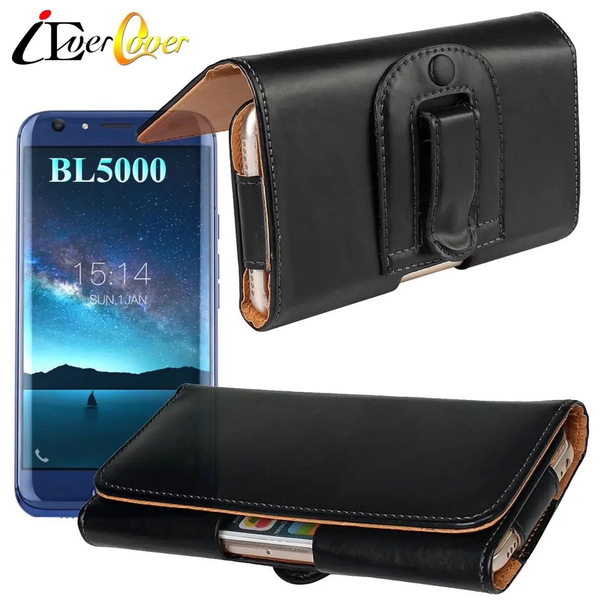 

Horizontal Premium PU Leather Cover Case for Doogee BL7000 , BL5000 , X30 / X30L Phone Waist Wallet Bag Capa