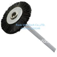 Для стоматологического инструмента инструменты для полировки зубов черный конский волос(средний) вмонтированный ершик для полировки ювелирных изделий, 144 шт./упак