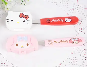 

(5 Pcs/Lot) With Cover Cartoon Melody Stainless Steel Fruit Break Dinner Fork