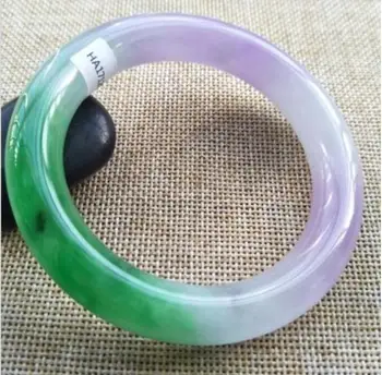 

58-60mm Certified (Grade A) 100% Natural Lavender Jadeite JADE Bracelet Bangle