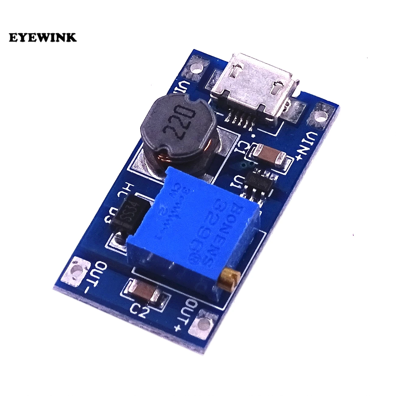10 шт. повышающий модуль MT3608 DC 2 а с MICRO USB в 24 до 5 9 12 28 LM2577|Интегральные схемы| |