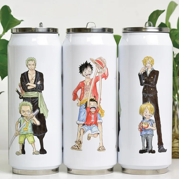 Goede Oussirro 300 Ml 500 Ml Pure Kleur Rvs Totoro Een Stuk Thermos Beker Met Creatieve Cover Kinderen Sap stro Cup