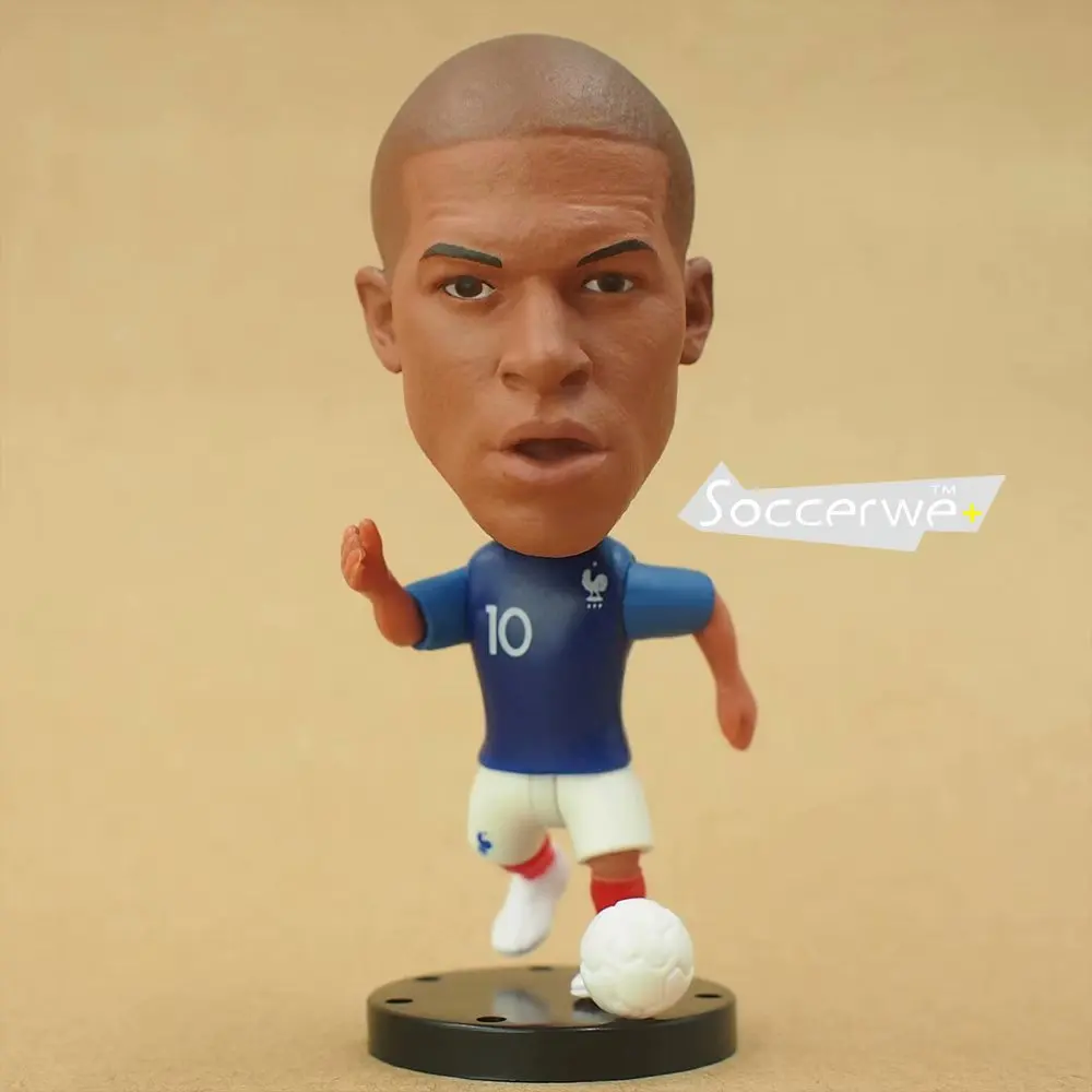 Футбол футболист звезда сборной Франции 10 # Mbappe с коробочка 2,5 "игрушки куклы рис