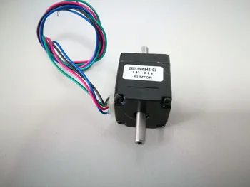 

NEMA11 miniature stepper motor body length 32mm 0.6A double hollow shaft static moment 5.5N.cm