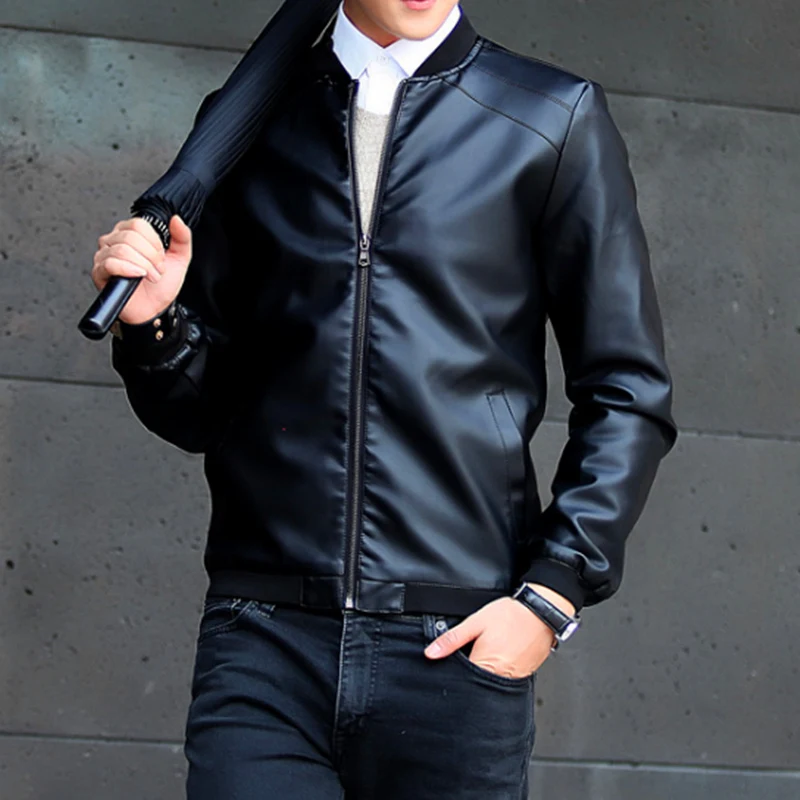 Liseaven, мужская куртка из искусственной кожи, пальто, мотоциклетные кожаные куртки, мужские осенние весенние кожаные пальто, мужская одежда