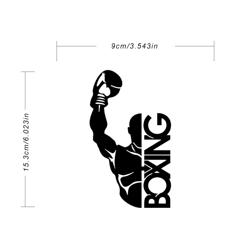 Tancredy 15,3*9 см боксерские перчатки боевое украшение возможно изготовление на заказ автостайлинг виниловые наклейки, переводной рисунок водонепроницаемые автомобильные аксессуары