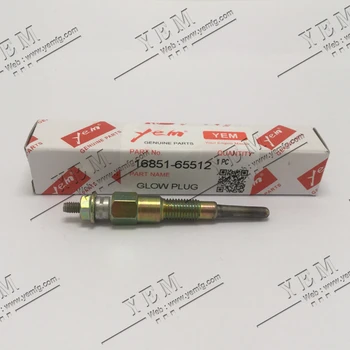 

For kubota engine parts V1505 glow plug 16851-65512 16065-65510 4pcs