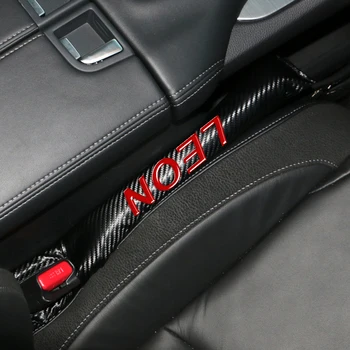 

Carbon Fiber Leakproof Strip Protective Car Seat Cushion Crevice Gap Stopper Cover For Seat Leon Ibiza cupra Altea Belt Racing