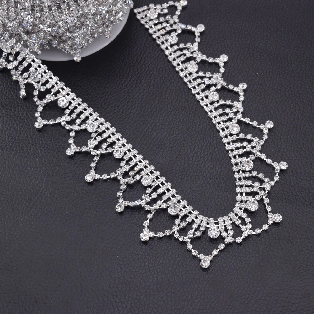 Rhinestone patch applique HF-3348 (8)