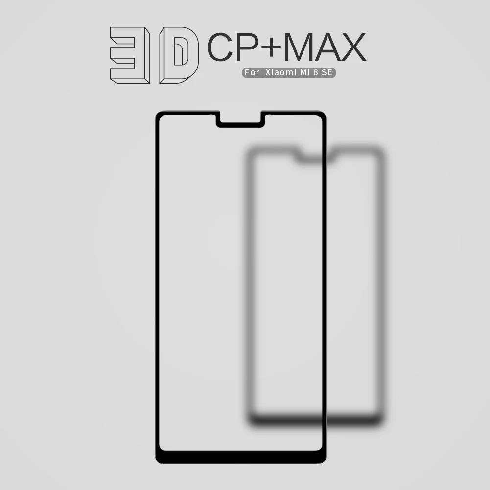 

NILLKIN For Xiaomi mi 8 SE Tempered Glass Full Coverage Anti-Explosion Tempered Glass Screen Protector Film 3D CP+ MAX