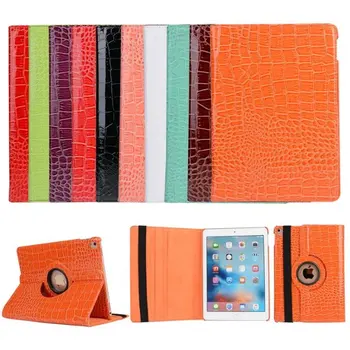 

Rotary 360 Degree Rotating Crocodile Pattern Folio Stand PU Leather Skin Shell Cover Case For Apple iPad Pro 9.7inch 2016 Tablet