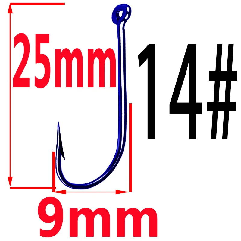 50 шт. рыболовные Крючки рыболовные снасти прочные рыболовные крючки, карповый крючок колючий крючок океан Река Озеро приманка рыболовный инструмент - Цвет: 14   50pc