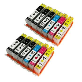 

12pc 364XL Compatible Ink Cartridge for HP364 xl Photosmart 5520 5524 6510 6520 7510 B109 B110 B209 B210 C309 C310 C410 Printer