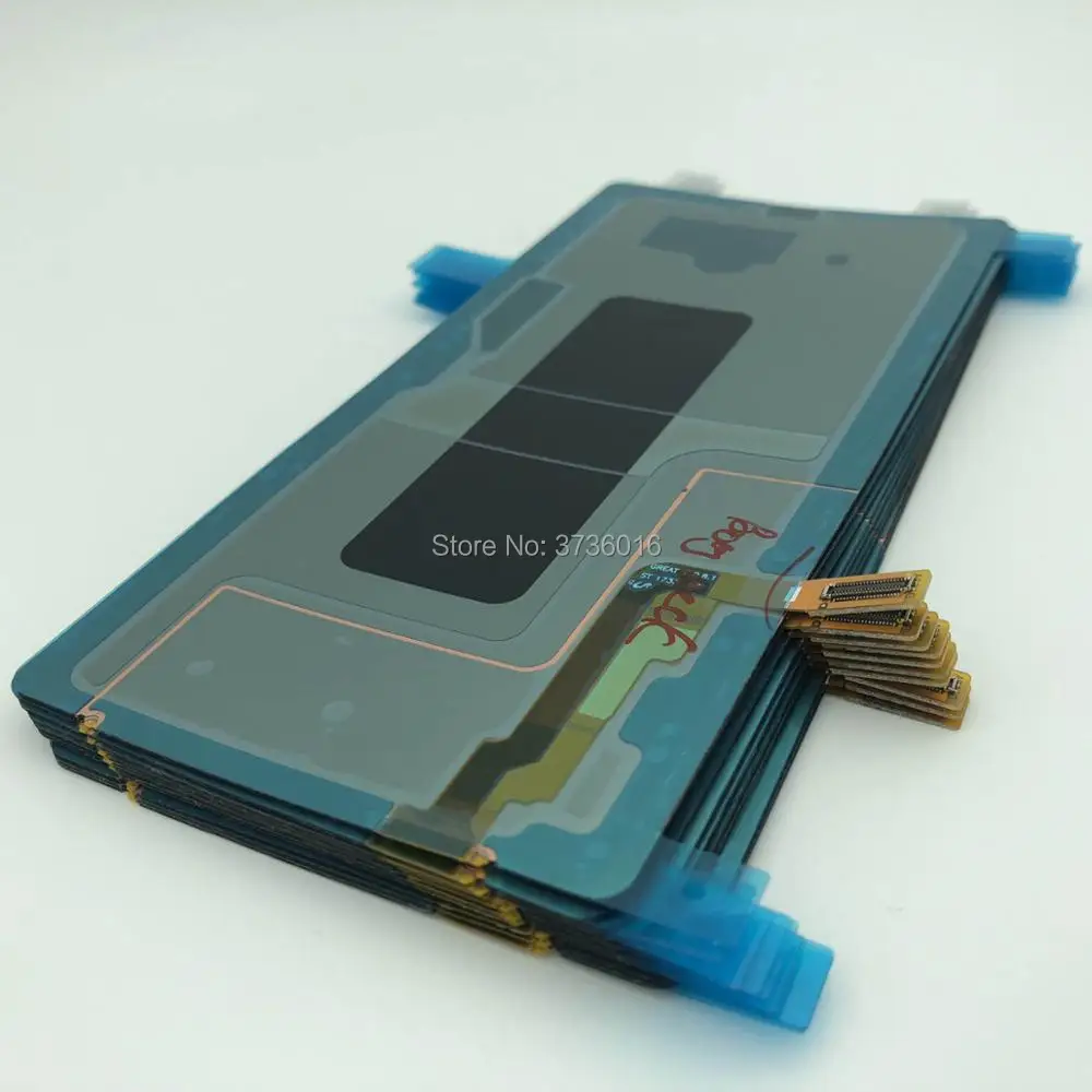 2 قطع LCD بخط اليد ملصقا مع الكابلات المرنة ل samsung ملاحظة 8 الكتابة التعريفي ورقة استبدال للهاتف المحمول إصلاح