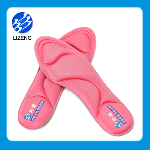 Memory foam shoe insoles arch support foot care for high heels with
