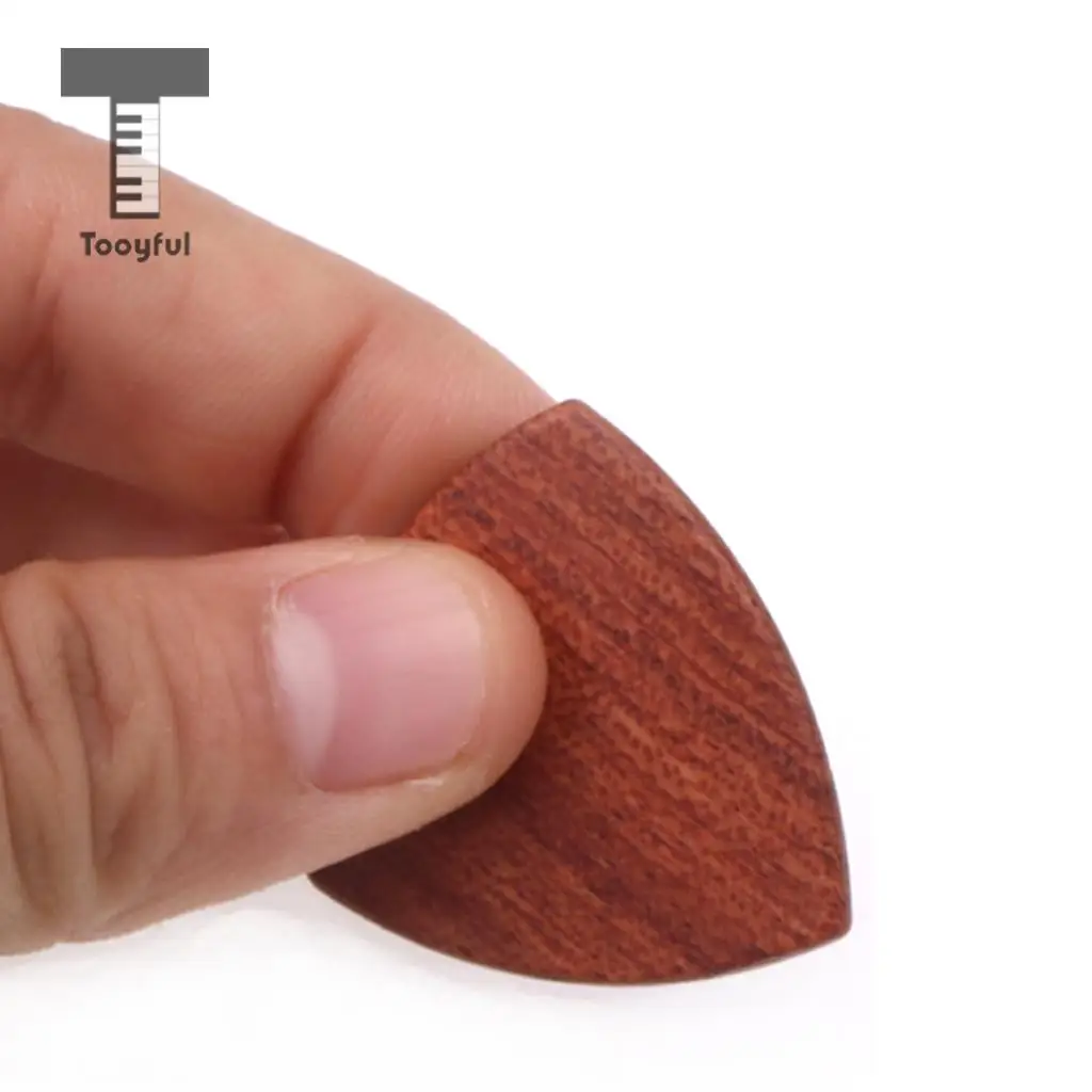 Tooyful 5 Pieces Polished Bass/Ukulele/Banjo/Guitars Picks Plectrums 2mm Thickness Musical Instrument Accessory