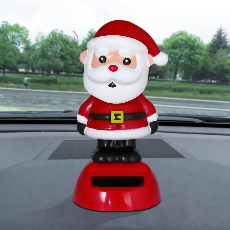 Новые солнечные Танцы Рождество размахивая анимированные bobble танцор игрушечных автомобилей Декор 17 августа