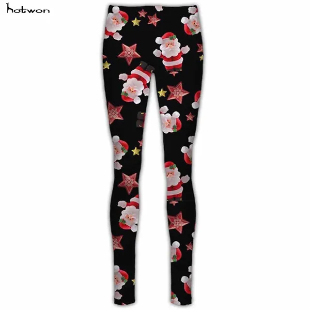 women warm leggings fitness soft comfortable xmas leggins mujer push christmas leggins