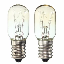 Edison Bulb E14 SES 15W 25W Refrigerator Fridge Light Bulb Tungsten Filament Lamp Bulbs Warm White Ligthing AC 220-230V