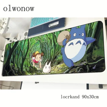 

Totoro mousepad 900x300x2mm large gaming mouse pad big gamer mat cheapest game computer desk padmouse keyboard play mats