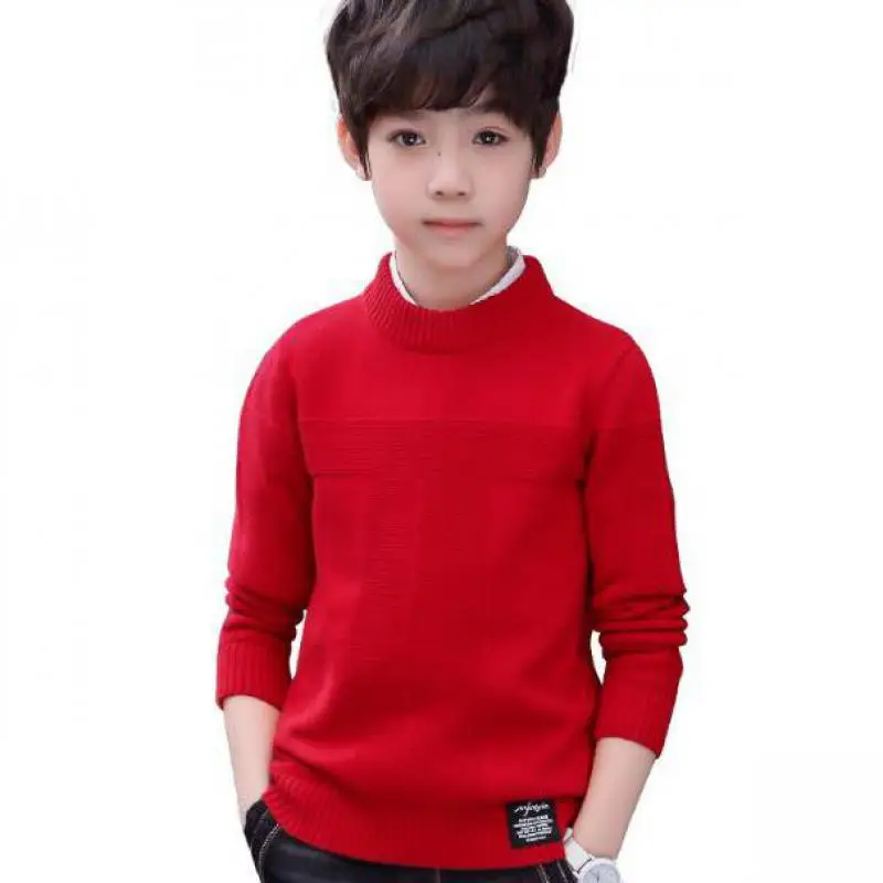 

Autumn 2018 Children Sweater For Toddler Boys Children Clothing Boys Winter Tops New Keep Warm Kids Sweater Cardigan 10 12 Year